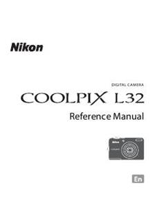 Nikon Coolpix L32 manual. Camera Instructions.